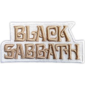 Black Sabbath - Text Logo hímzett felvarró