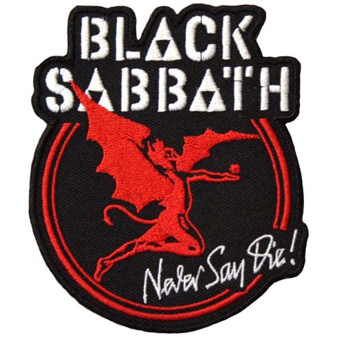 Black Sabbath - Archangel Never Say Die (szőtt) felvarró