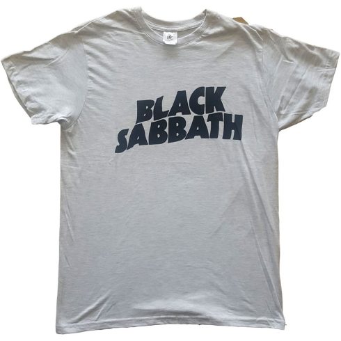 Black Sabbath - Black Wavy Logo póló