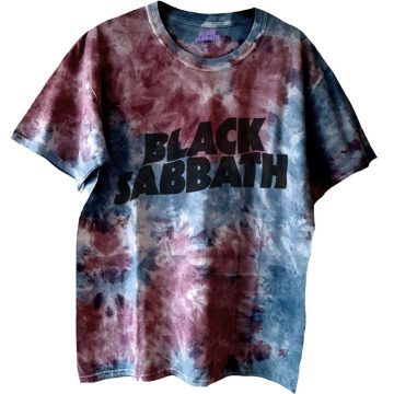 Black Sabbath - Wavy Logo (Dye-Wash) póló