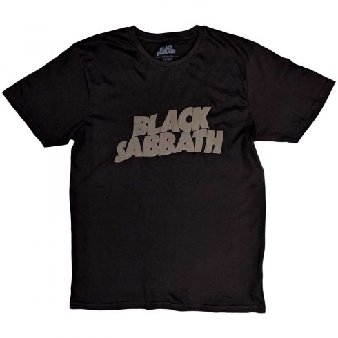 Black Sabbath - Wavy Logo (Hi-Build) póló