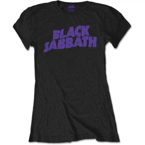 Black Sabbath - Wavy Logo Vintage (Retail Pack) női póló