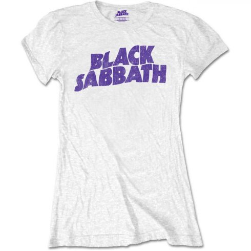 Black Sabbath - Wavy Logo Vintage (Retail Pack) női póló