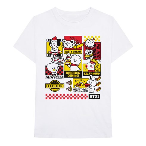 BT21 - Bite Fast Food póló