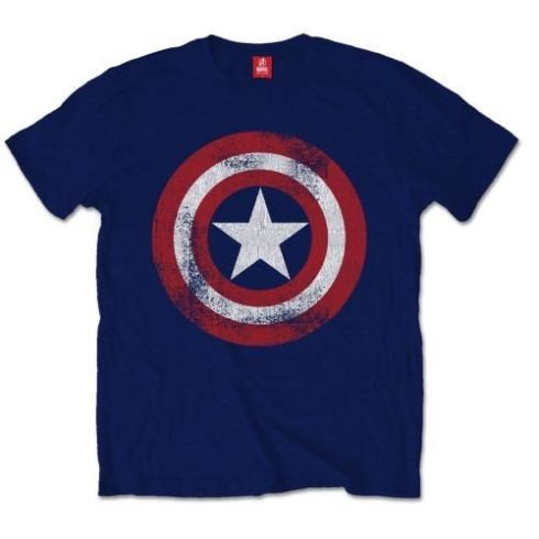 Captain America Distressed póló