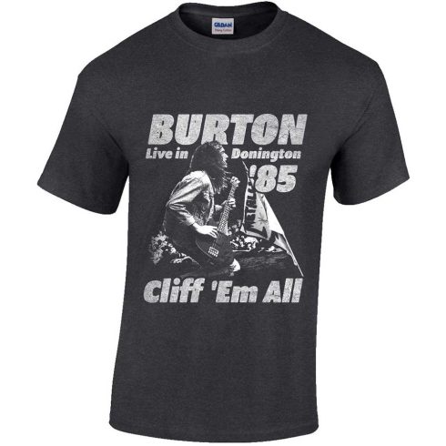 Cliff Burton - Flag Retro póló