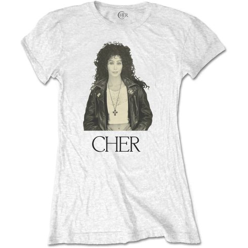 Cher - Leather Jacket női póló