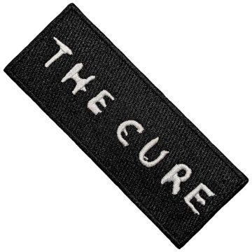 The Cure - Text Logo (szőtt) felvarró