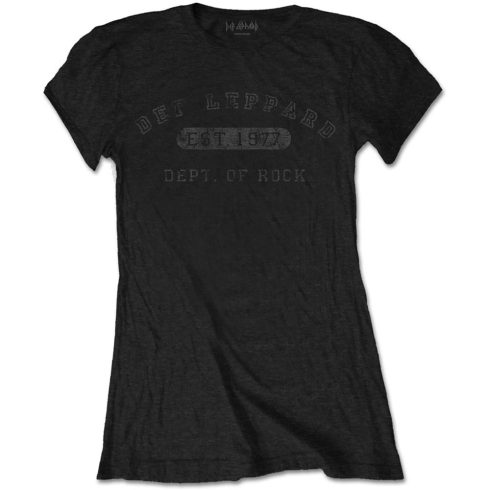 Def Leppard - Collegiate Logo női póló