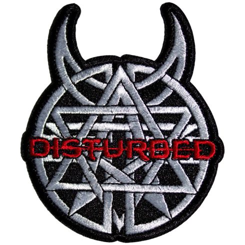 Disturbed - Logo (Szőtt) felvarró