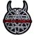 Disturbed - Logo (Szőtt) felvarró