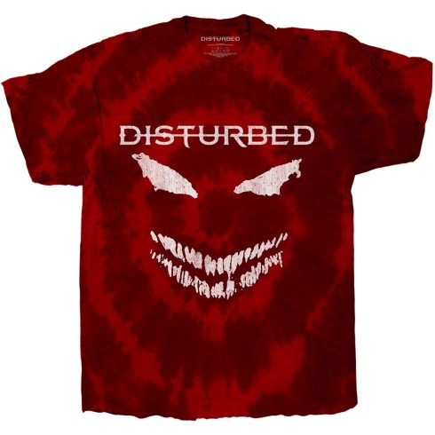 Disturbed - Scary Face (Dip-Dye) póló