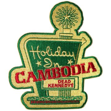 Dead Kennedys - Holiday In Cambodia (szőtt) felvarró