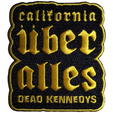   Dead Kennedys - California Uber Alles Yellow (szőtt) felvarró
