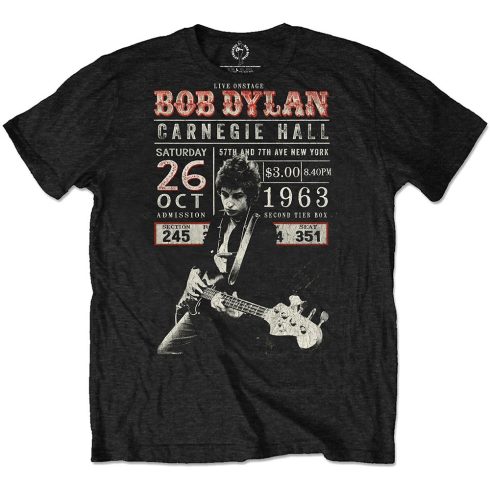 Bob Dylan - Carnegie Hall '63 póló