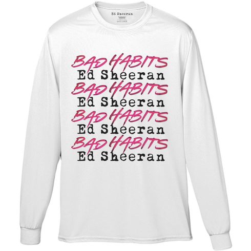 Ed Sheeran - Bad Habits Stack hosszú ujjú póló