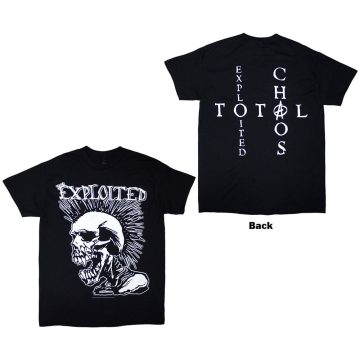 The Exploited - Mohican Skull (Black) póló