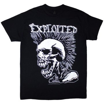 The Exploited - Mohican Skull (Black) póló