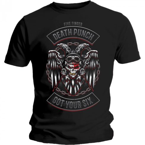 Five Finger Death Punch - Biker Badge póló