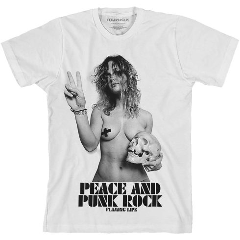 The Flaming Lips - Peace & Punk Rock Girl póló