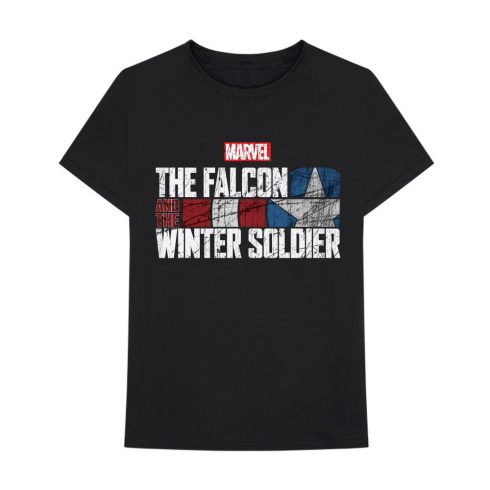 Marvel Comics - Falcon & Winter Soldier Text Logo póló
