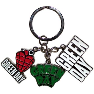 Green Day - Logo Charms fém kulcstartó