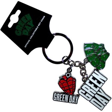 Green Day - Logo Charms fém kulcstartó