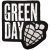 Green Day - Stacked Logo & Grenade (szőtt) felvarró