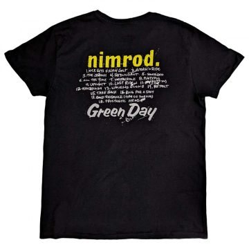 Green Day - Nimrod Tracklist (Back Print) póló