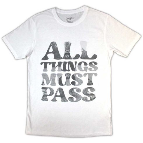 George Harrison - All Things Must Pass Text Infill póló