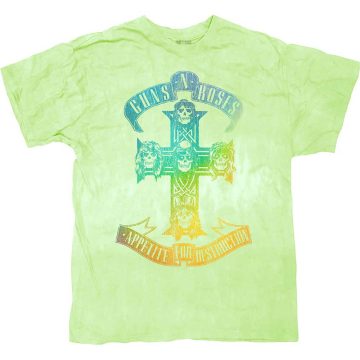   Guns N' Roses - Gradient Use Your Illusion Tour (Back Print & Dye Wash) póló