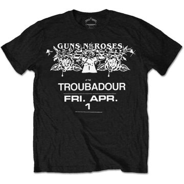 Guns N' Roses - Troubadour Flyer póló