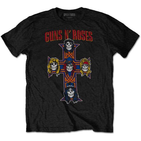 Guns N Roses - Vintage Cross póló