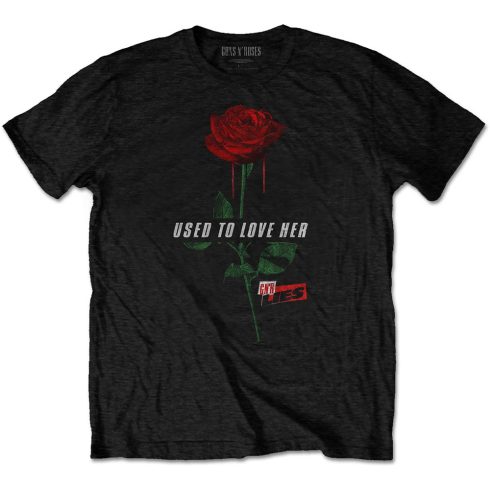 Guns N Roses - Used to Love Her Rose póló