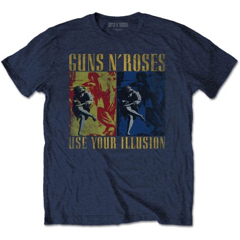 Guns N Roses - Use Your Illusion Navy póló
