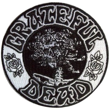   Grateful Dead - Black & White Bertha Circle (szőtt) felvarró