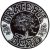 Grateful Dead - Black & White Bertha Circle (szőtt) felvarró