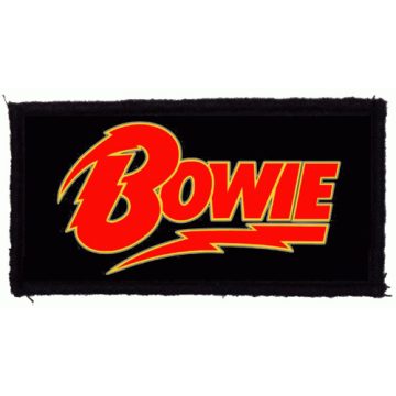 DAVID BOWIE - Bowie Logo felvarró