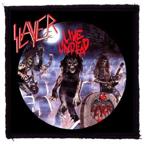 Slayer - Live Undead felvarró