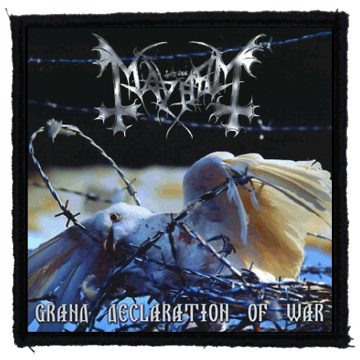 Mayhem - Grand Declaration Of War felvarró