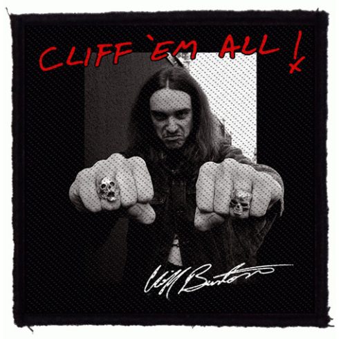 Metallica - Cliff 'em All felvarró