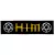 HIM - Logo Superstrip felvarró