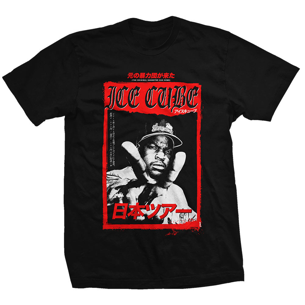 Ice Cube - Kanji Peace Sign (Back Print) póló - RockStore.hu