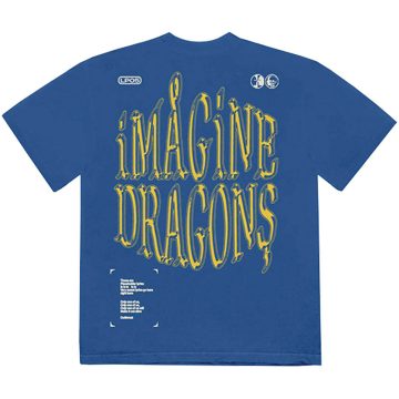 Imagine Dragons -  Lyrics (Back Print) póló