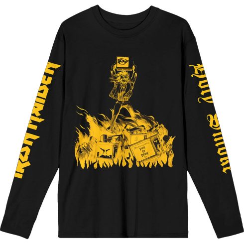 Iron Maiden - Holy Smoke Isolated Yellow hosszú ujjú póló