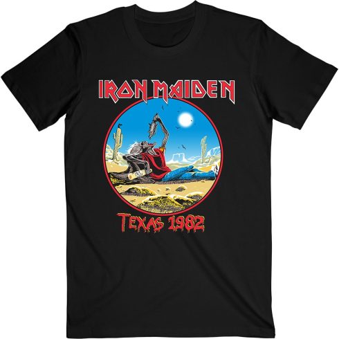 Iron Maiden - The Beast Tames Texas (Back Print) póló