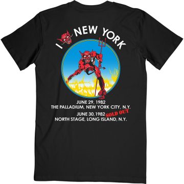 Iron Maiden - The Beast In New York (Back Print) póló