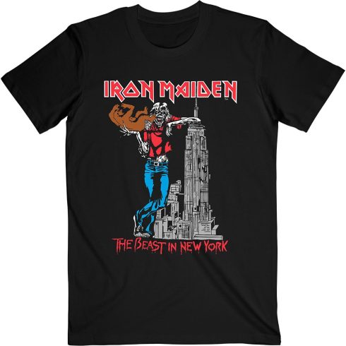 Iron Maiden - The Beast In New York (Back Print) póló