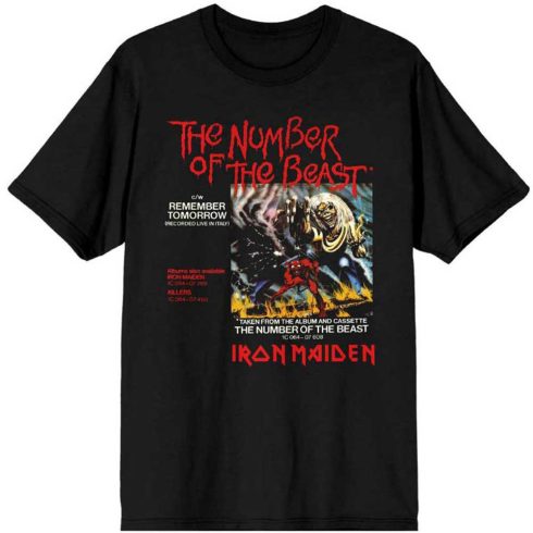 Iron Maiden - Number of the Beast Vinyl Promo Sleeve póló