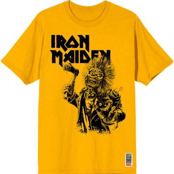 Iron Maiden - Est. 1975 Eddie Axe Graphic (Yellow) póló
